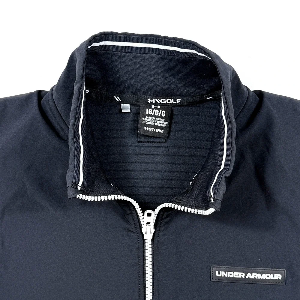 Under Armour Pro Storm Golf Vest Hybrid Black H2O Men's Size Large Drive - Picture 2 of 7